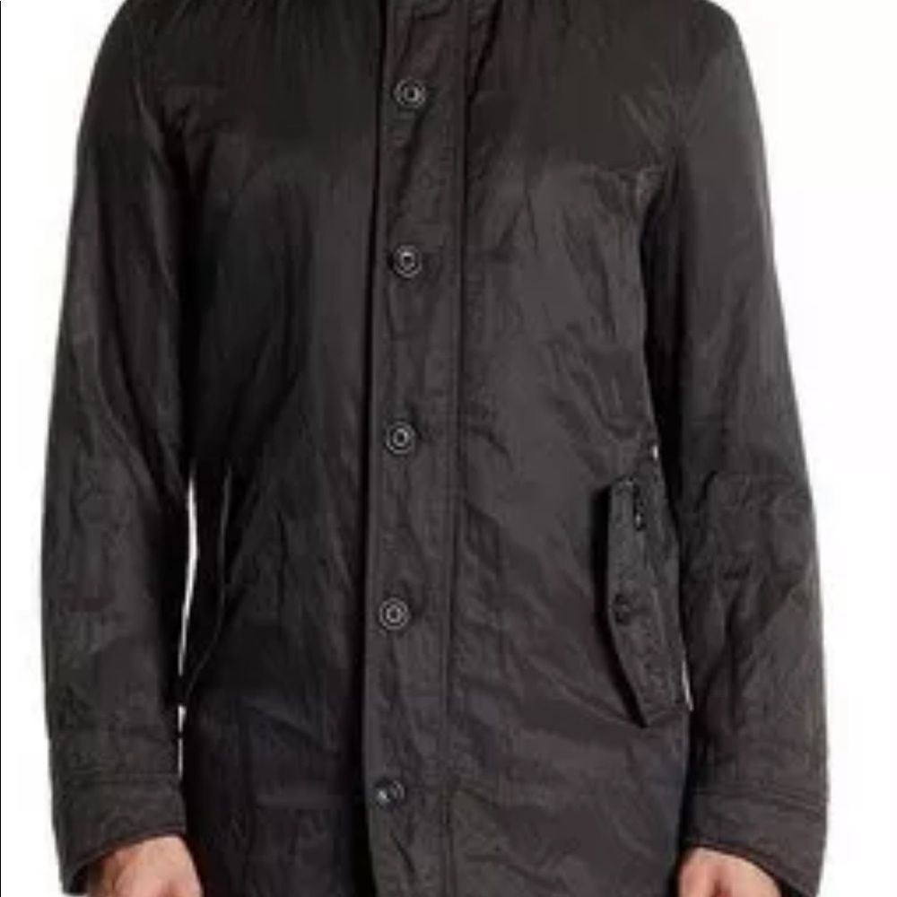 John Varvatos Hooded Olive JacketMen's Sz xxl
